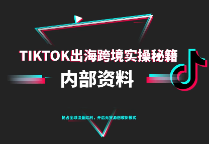 TikTok跨境电商0-1搭建运营(更新10月)-发财树
